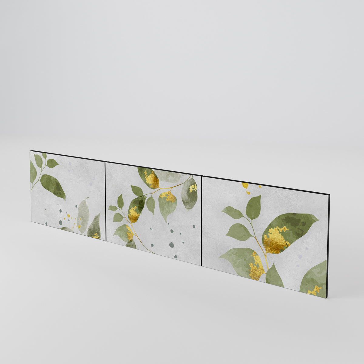 ELEGANT BOTANICS Juego de 3 puertas para mueble de TV