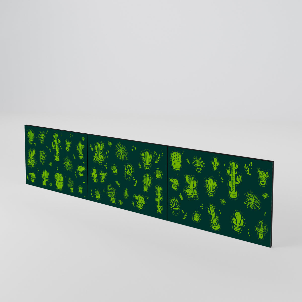 DESERT GREEN Juego de 3 puertas para mueble de TV