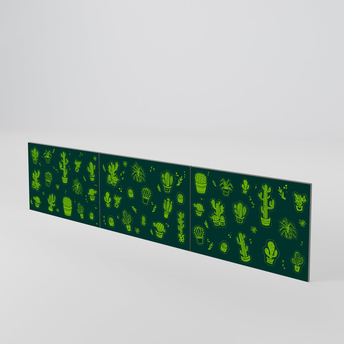 DESERT GREEN Juego de 3 puertas para mueble de TV