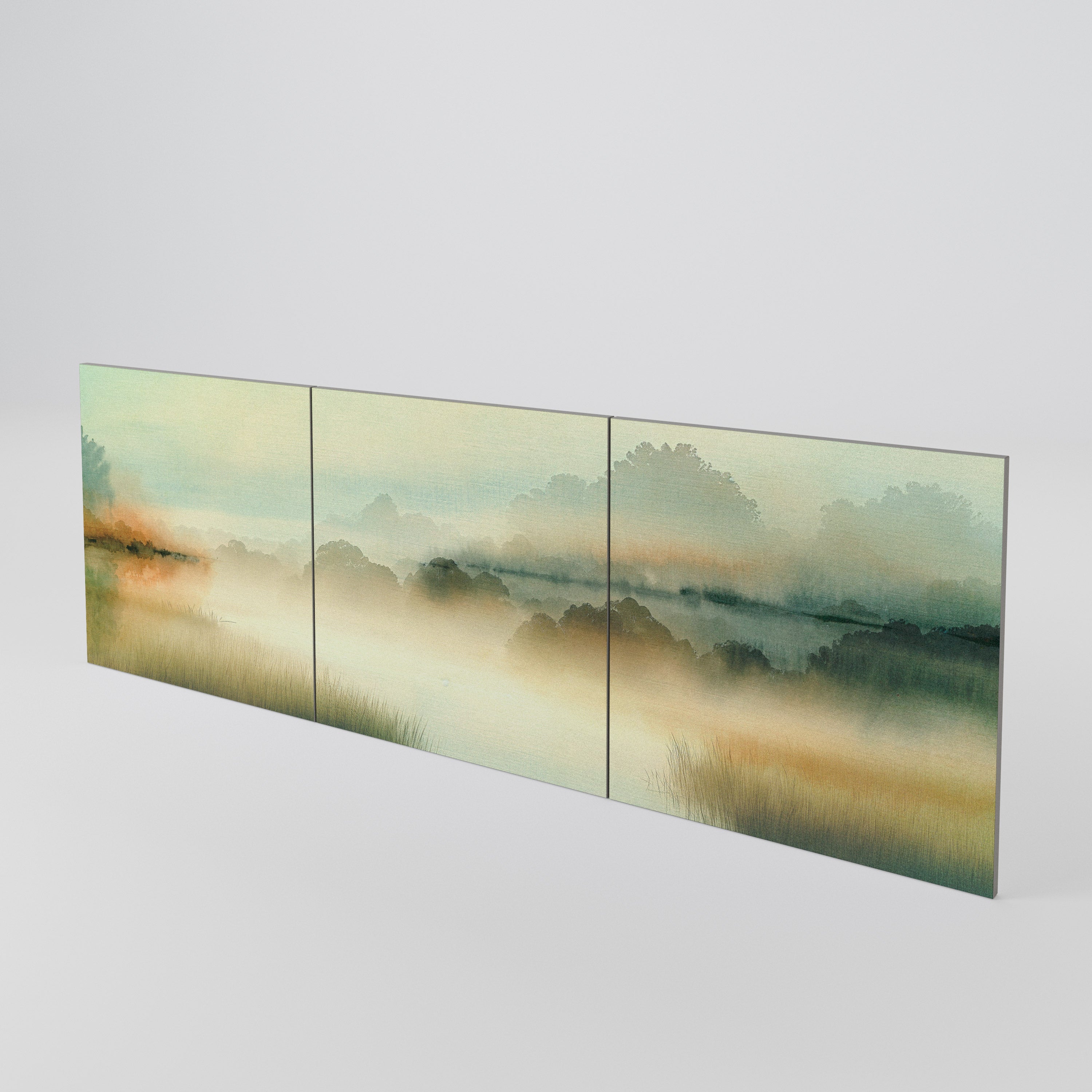 MORNING BY THE LAKE Juego de 3 puertas para aparador
