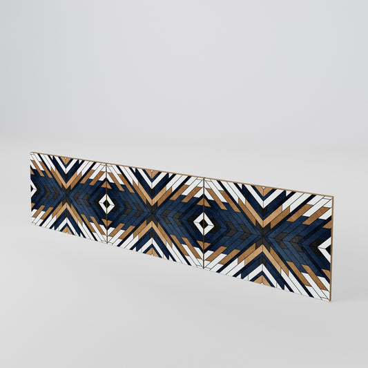 ARTFUL GEOMETRY Juego de 3 puertas para mueble de TV