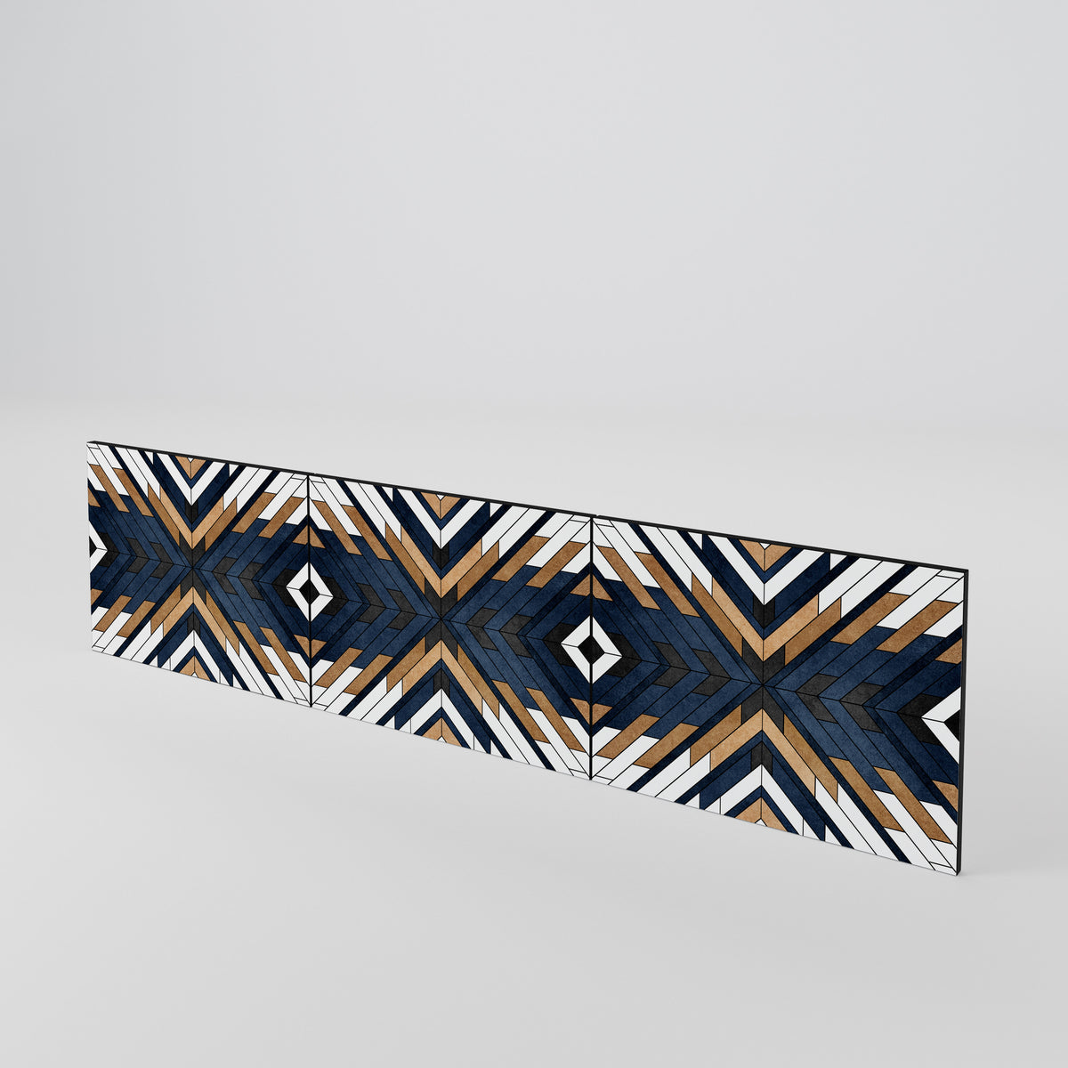 ARTFUL GEOMETRY Juego de 3 puertas para mueble de TV
