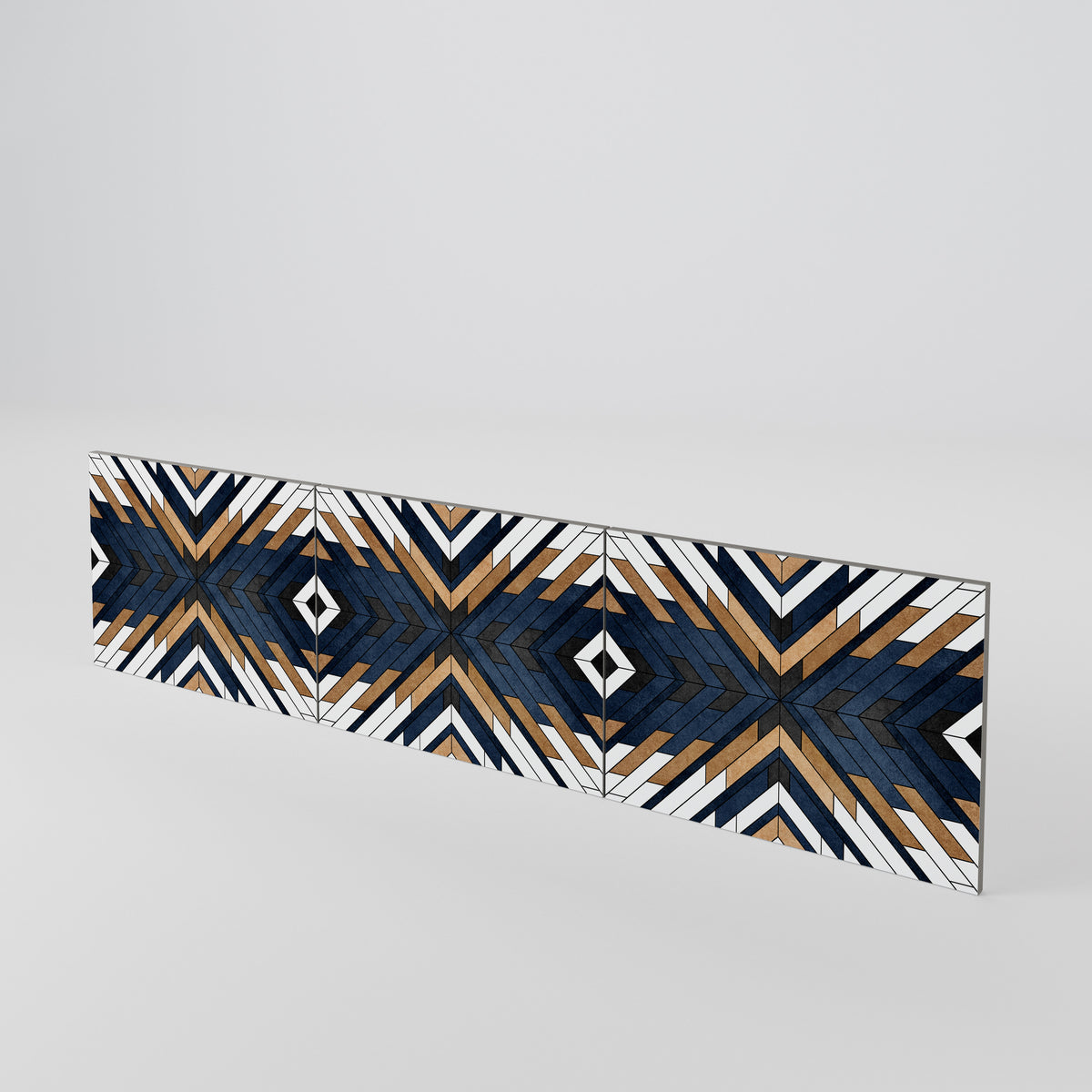 ARTFUL GEOMETRY Juego de 3 puertas para mueble de TV