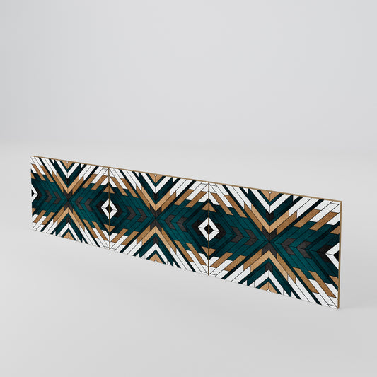 ARTISTIC GEOMETRY Juego de 3 puertas para mueble de TV