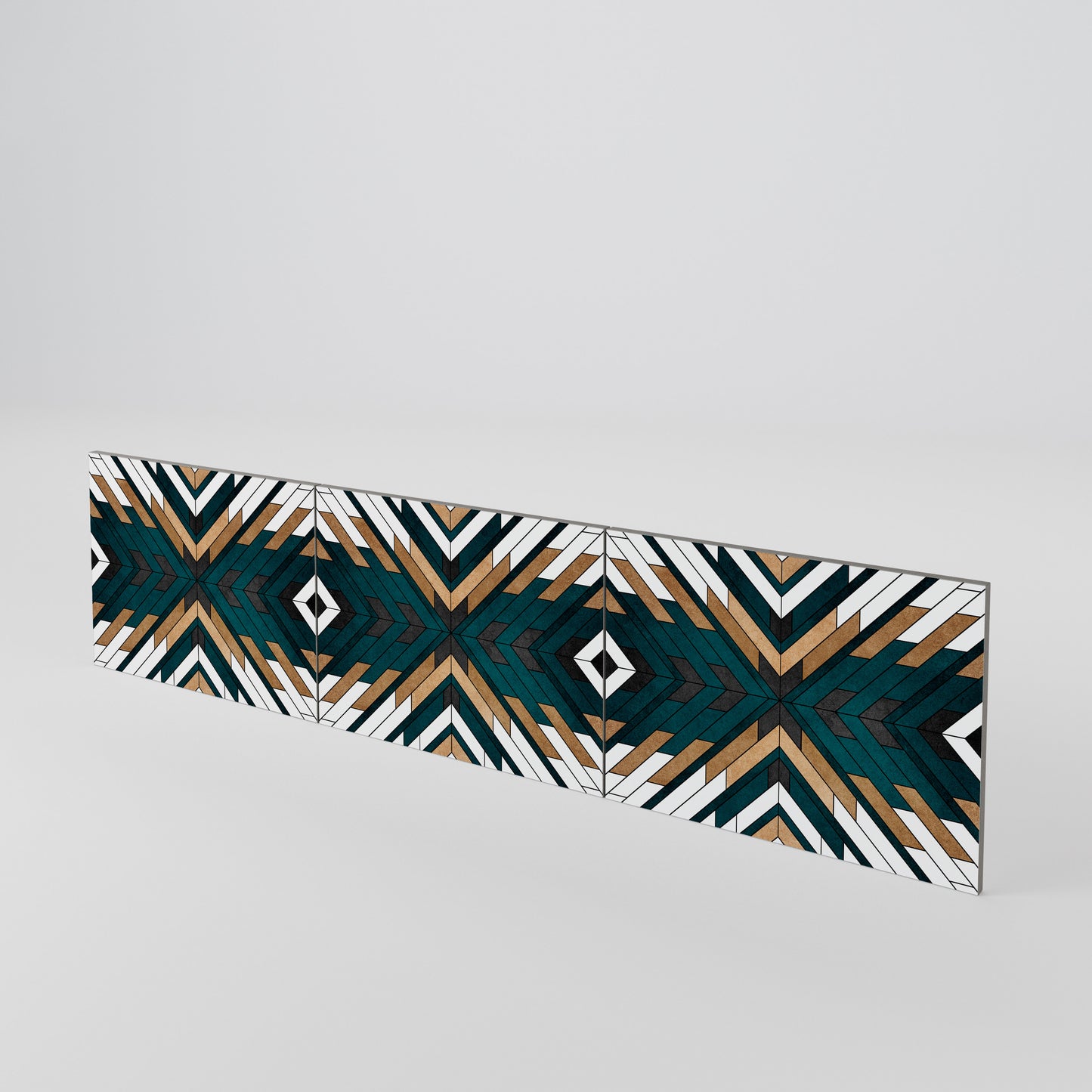 ARTISTIC GEOMETRY Juego de 3 puertas para mueble de TV