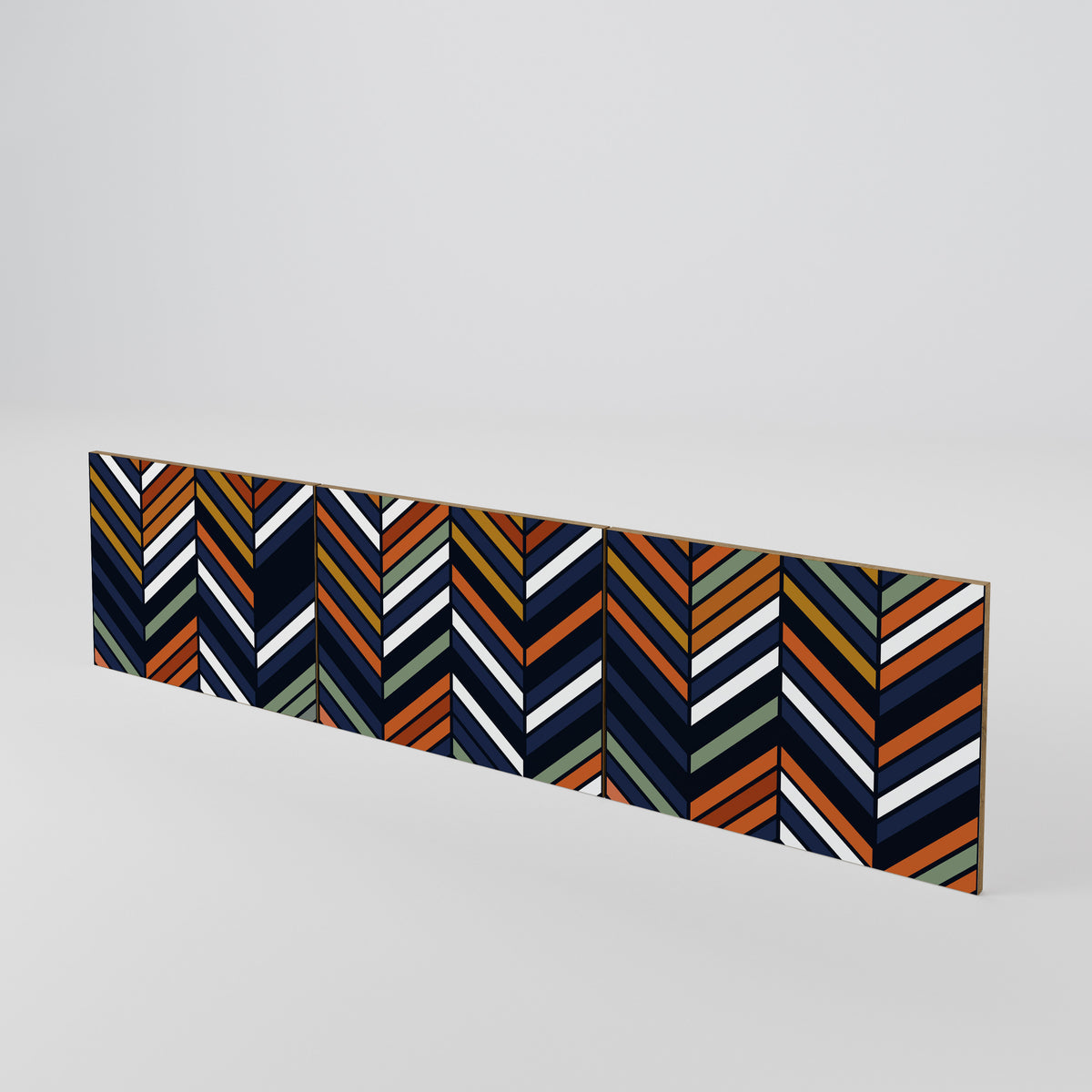 VIBRANT PATCHWORK 3-Piece TV Cabinet Door Set