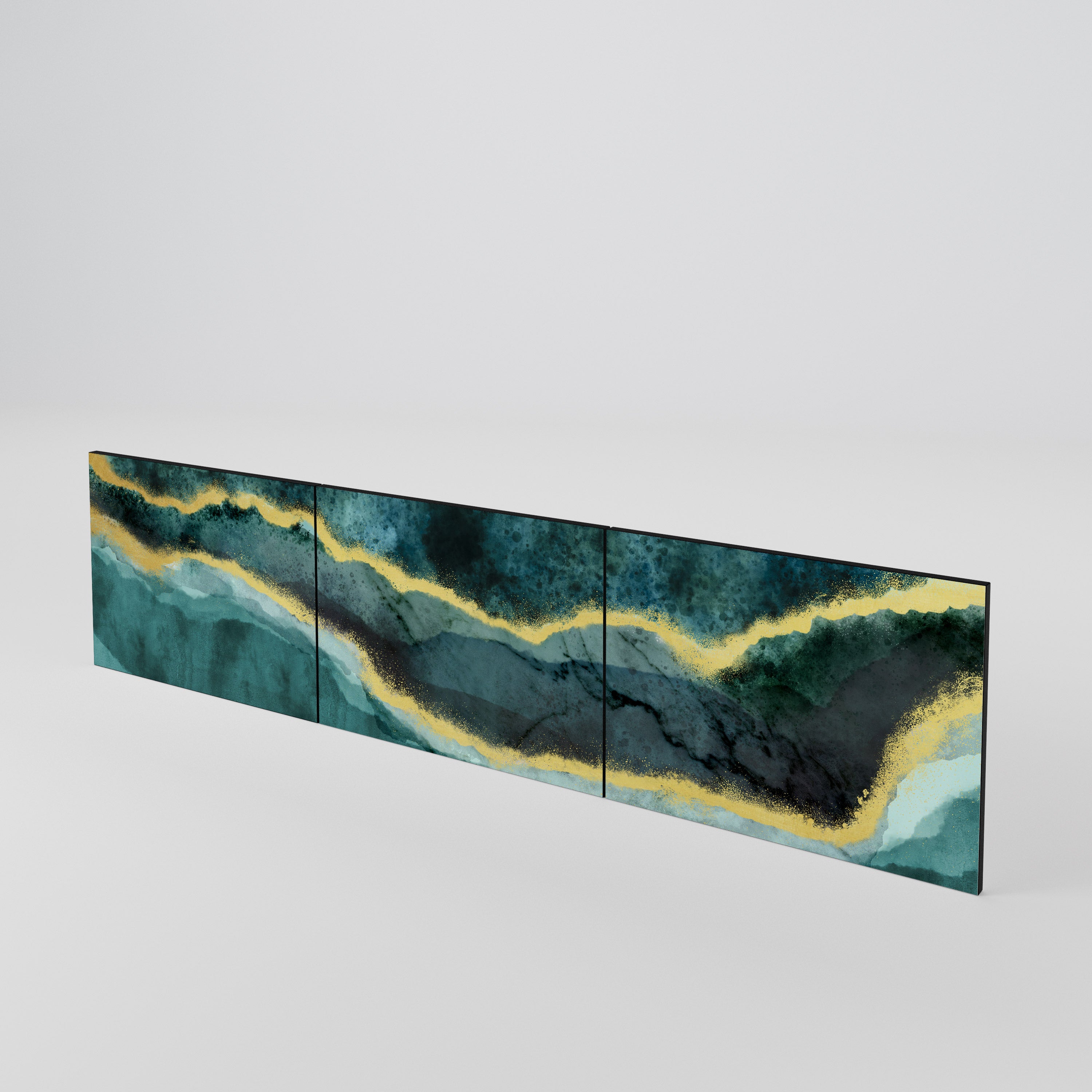 GOLDRUSH ODYSSEY Juego de 3 puertas para mueble de TV