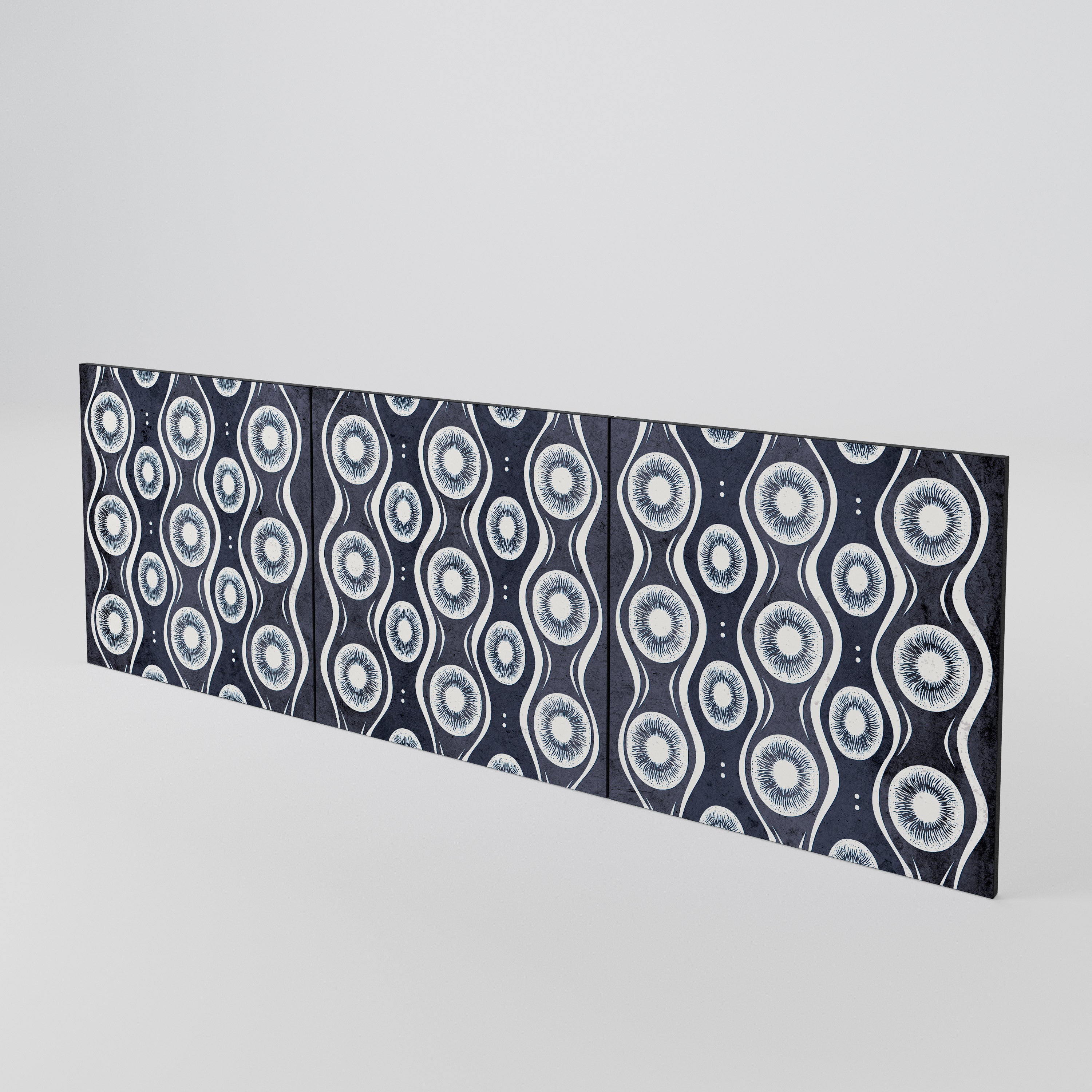 GRAPHITE EYES Juego de 3 puertas para aparador