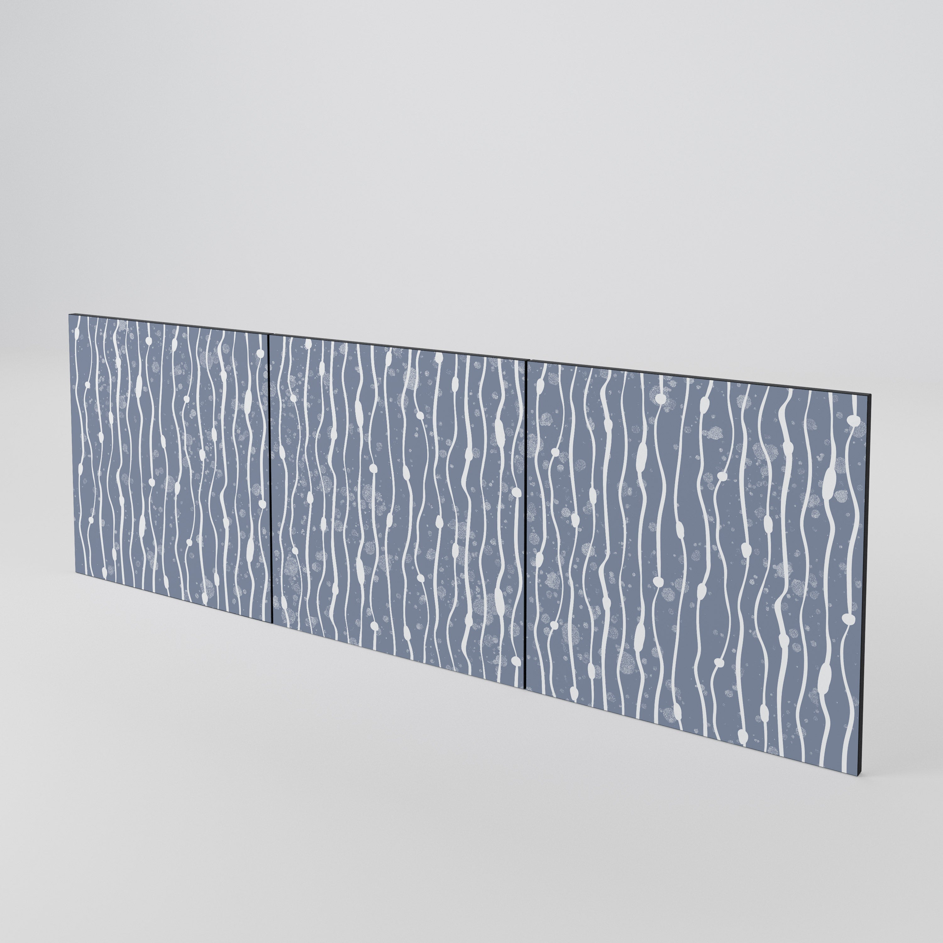 GRAPHITE RAIN Juego de 3 puertas para aparador