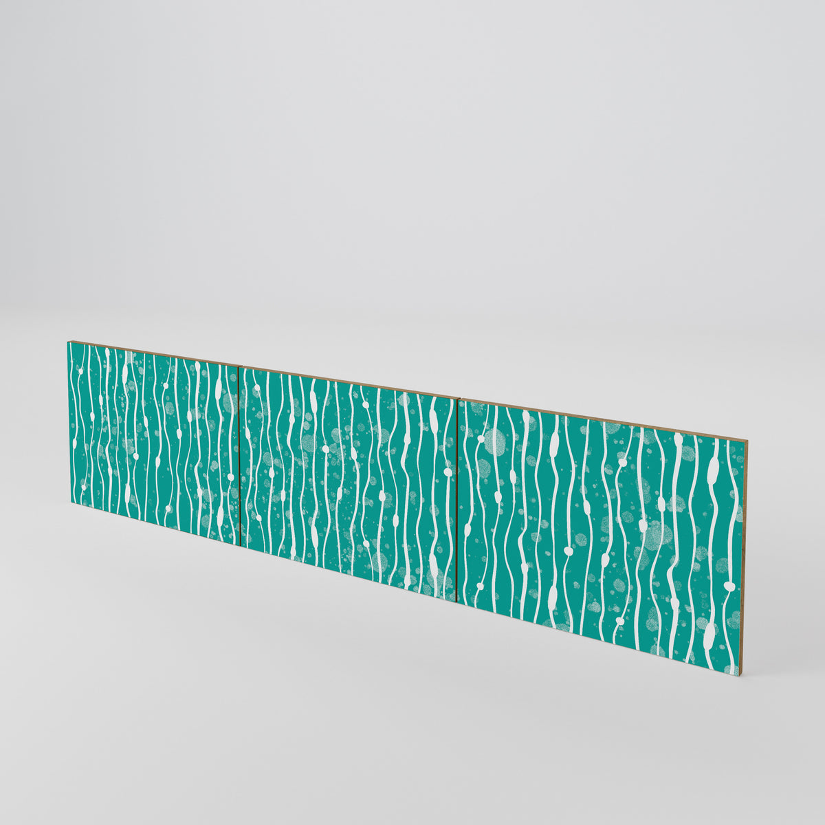 TURQUOISE RAIN Juego de 3 puertas para mueble de TV