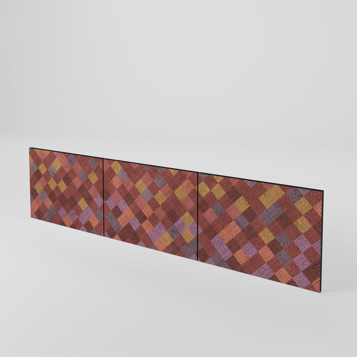 PAINTED SQUARES Juego de 3 puertas para mueble de TV