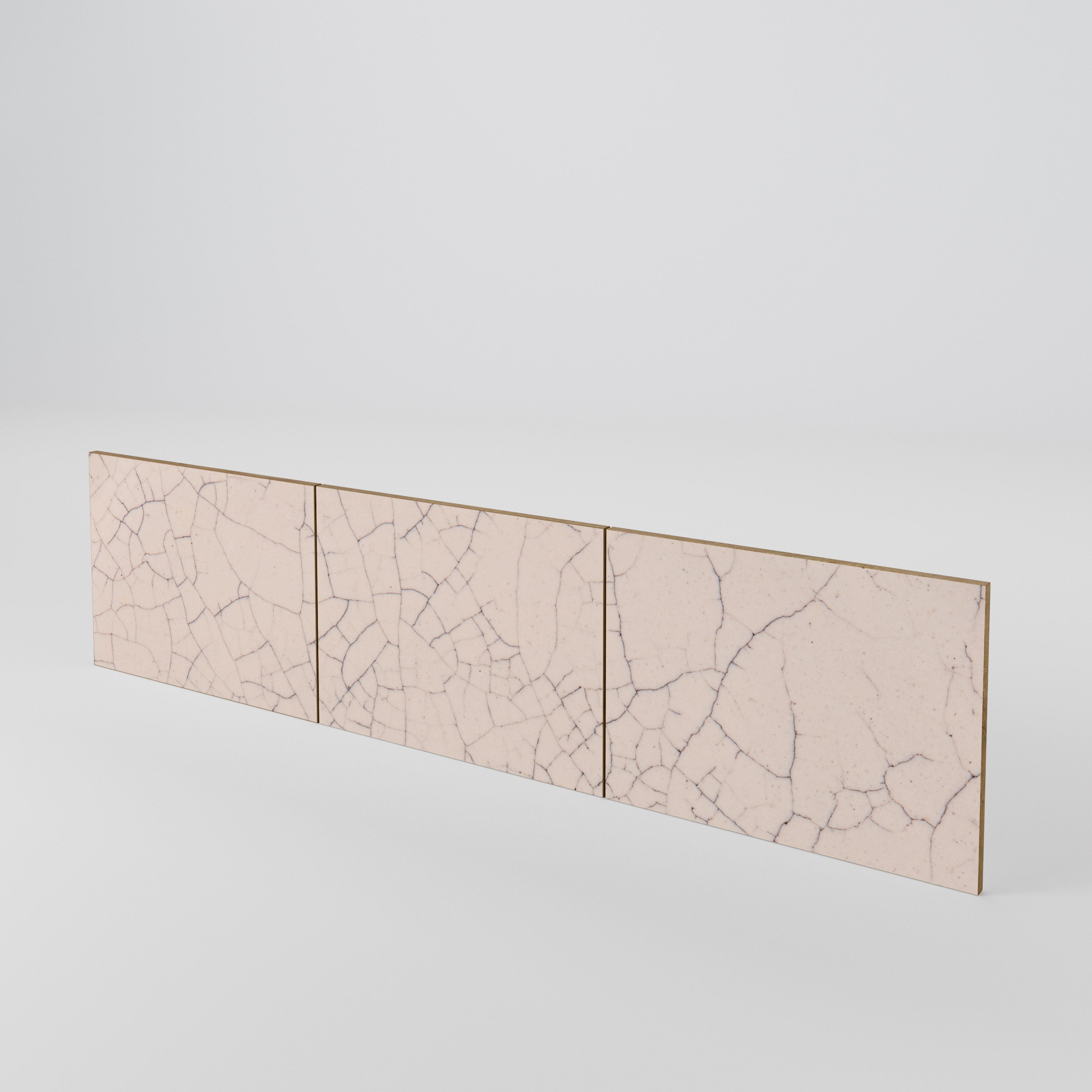 CERAMIC TEXTURE Juego de 3 puertas para mueble de TV