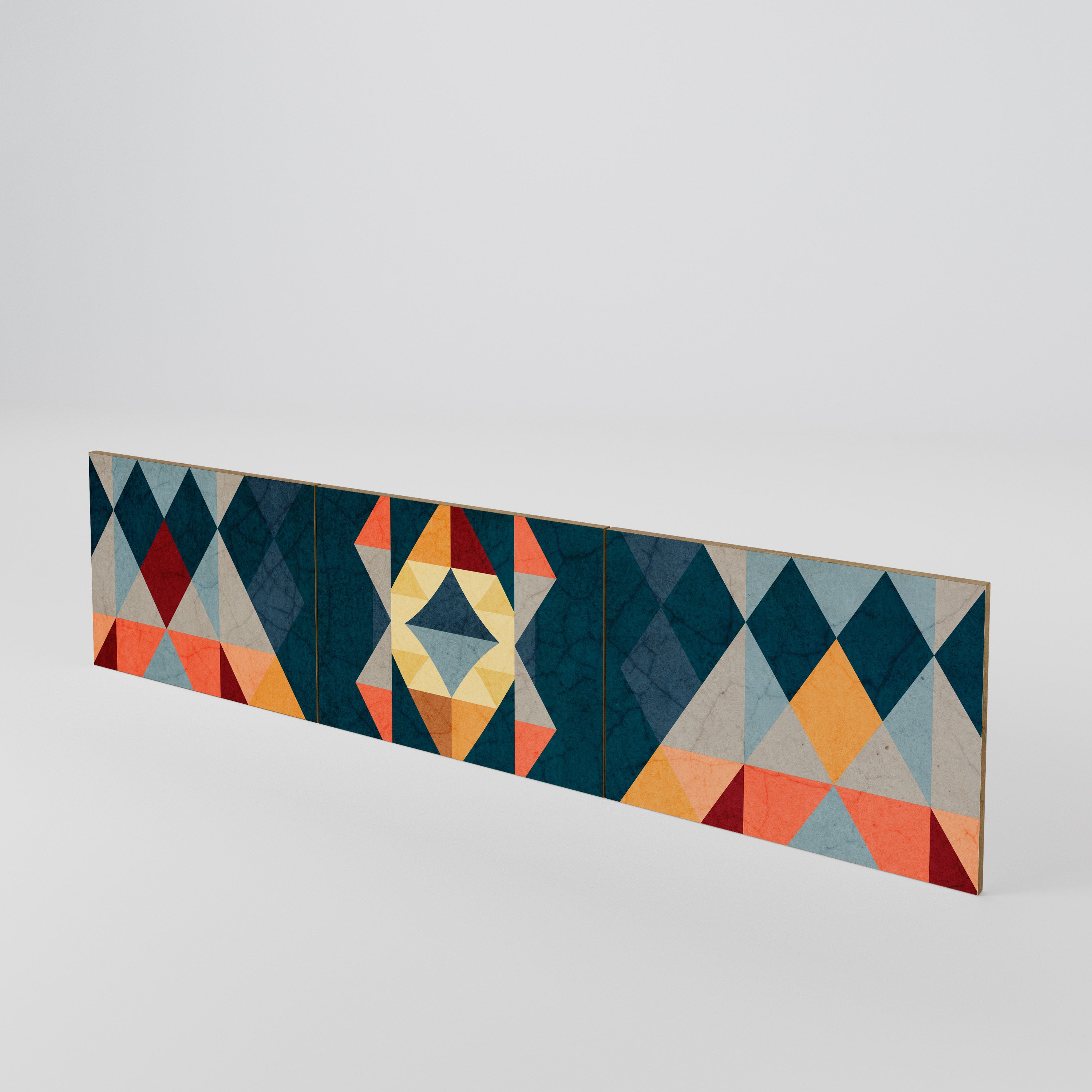 CRACKED ILLUSION Juego de 3 puertas para mueble de TV