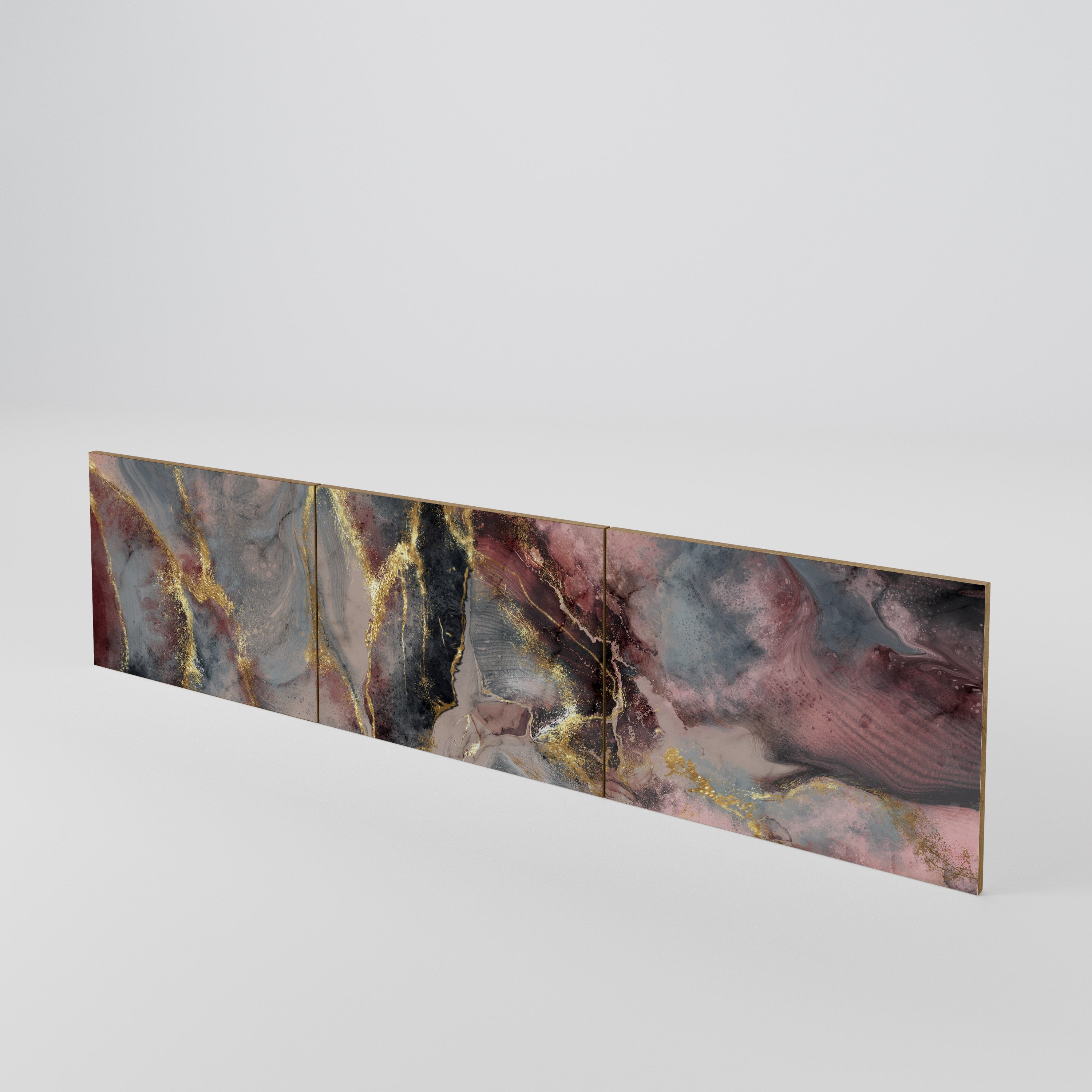 GOLDEN TIDES Juego de 3 puertas para mueble de TV