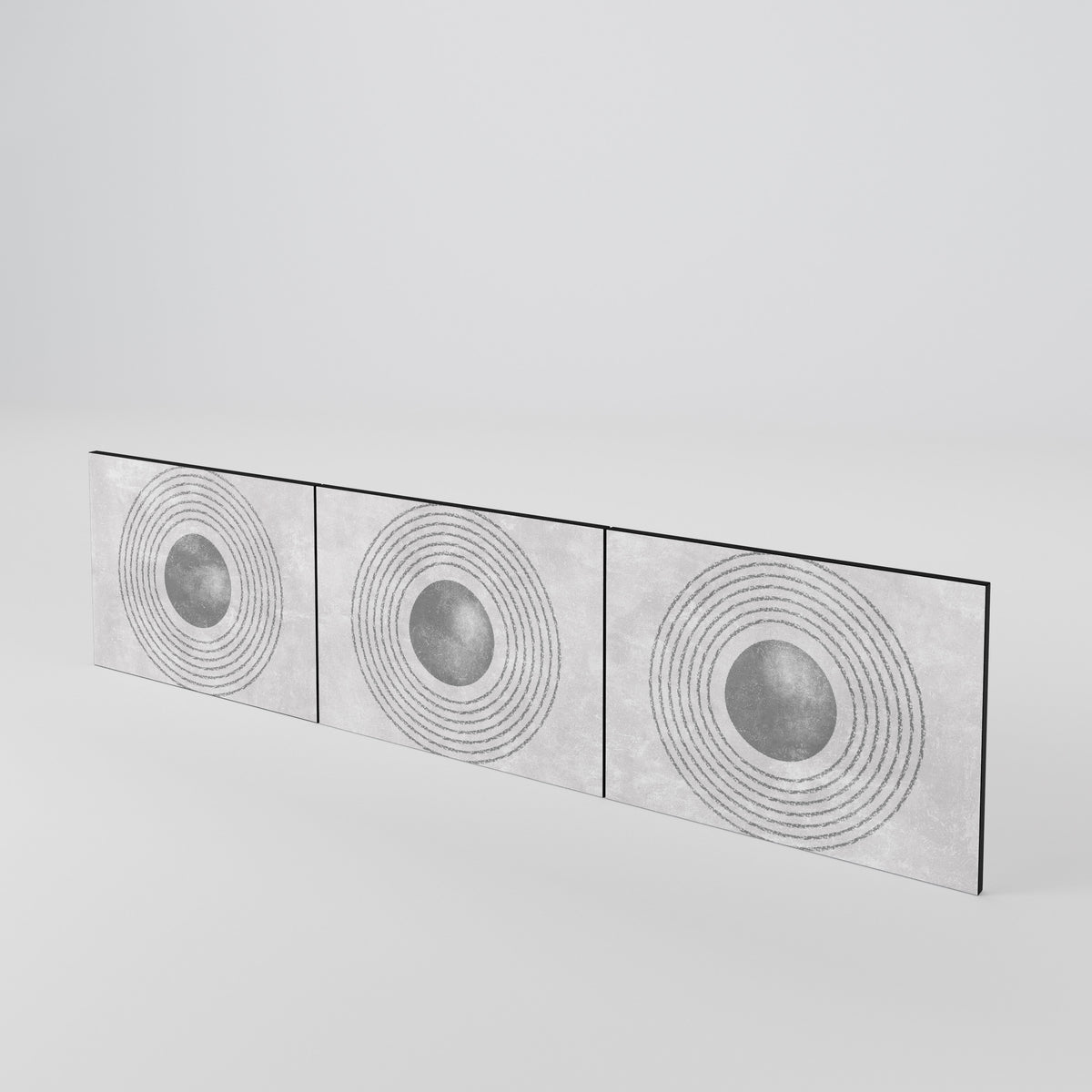 SOLID CIRCLES Juego de 3 puertas para mueble de TV
