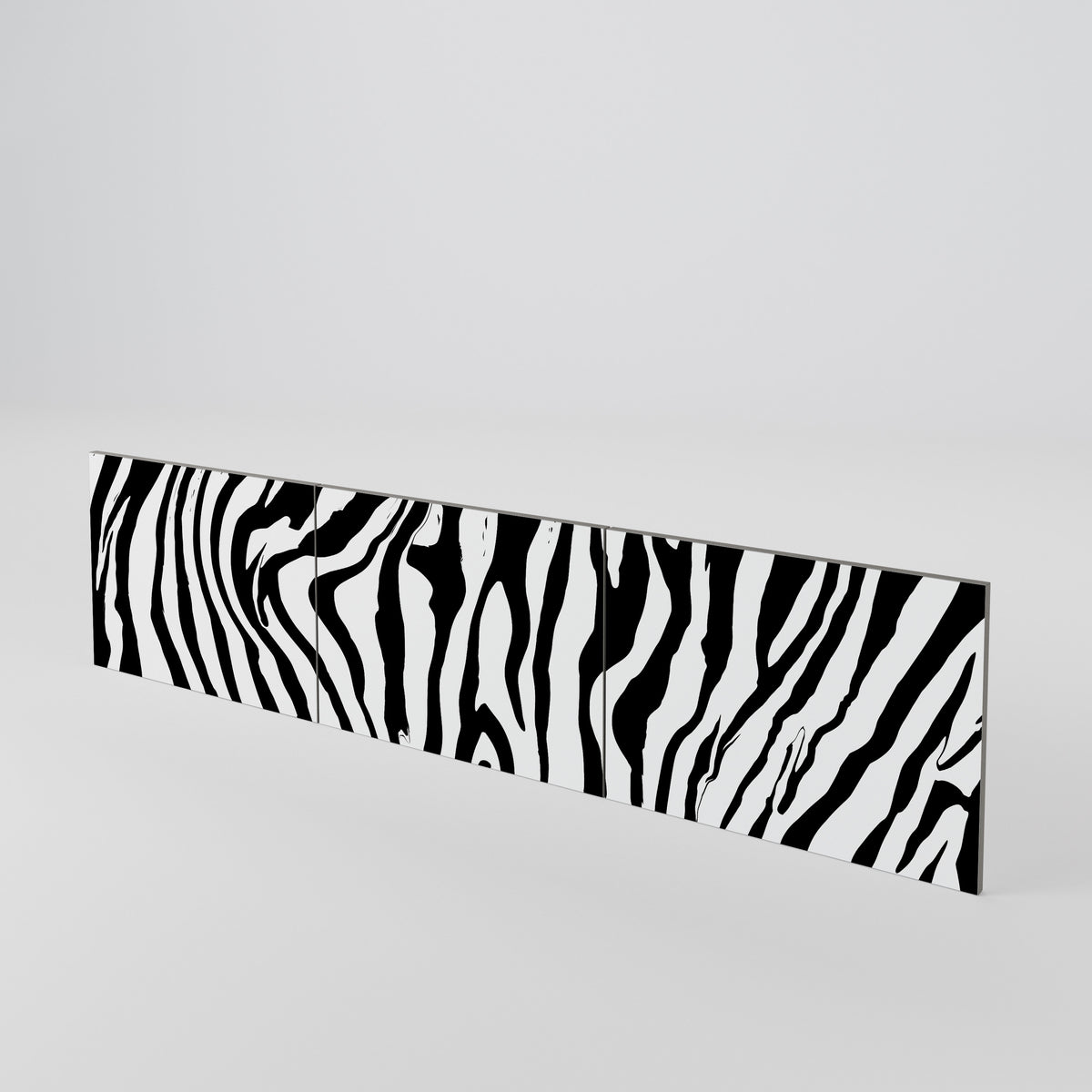SPLENDID ZEBRA Juego de 3 puertas para mueble de TV