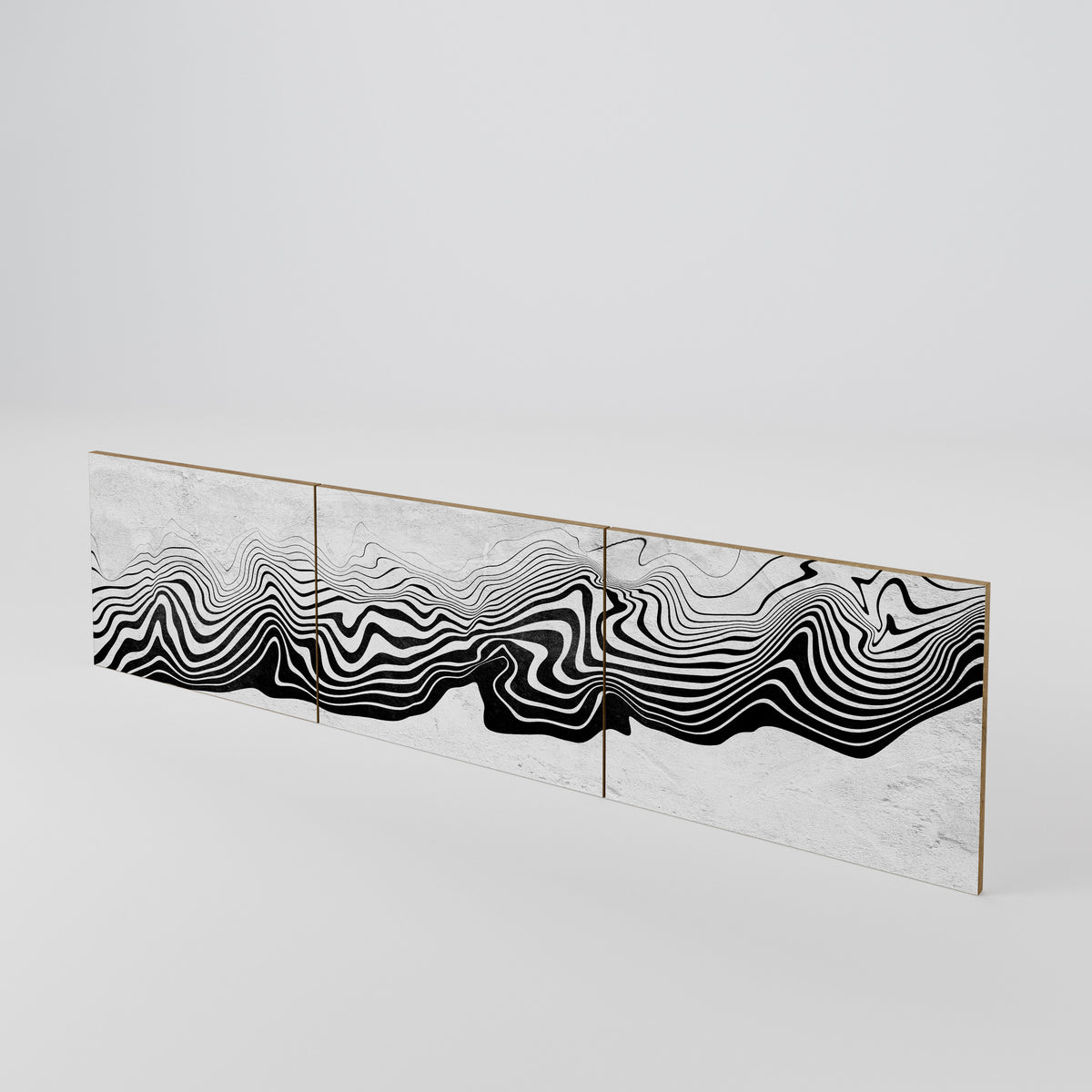 MONOCHROME MIRAGE Juego de 3 puertas para mueble de TV