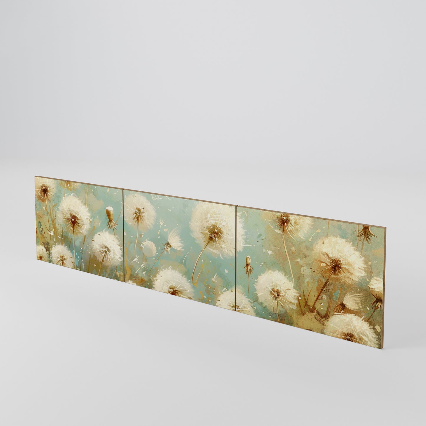 DREAMY MEADOW Juego de 3 puertas para mueble de TV