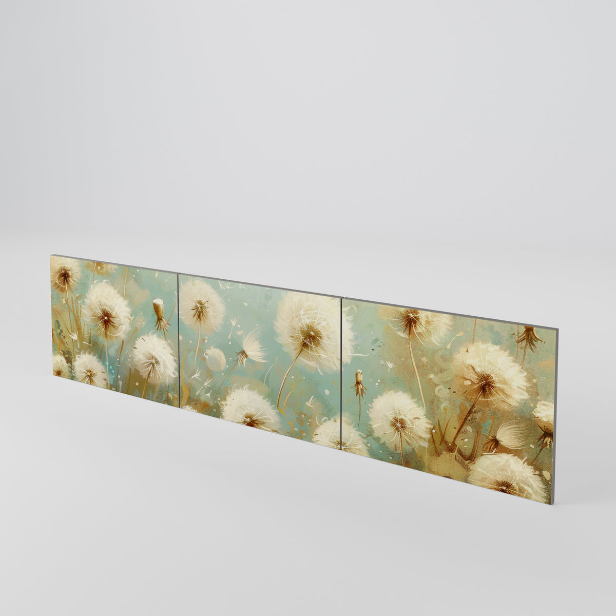 DREAMY MEADOW Juego de 3 puertas para mueble de TV