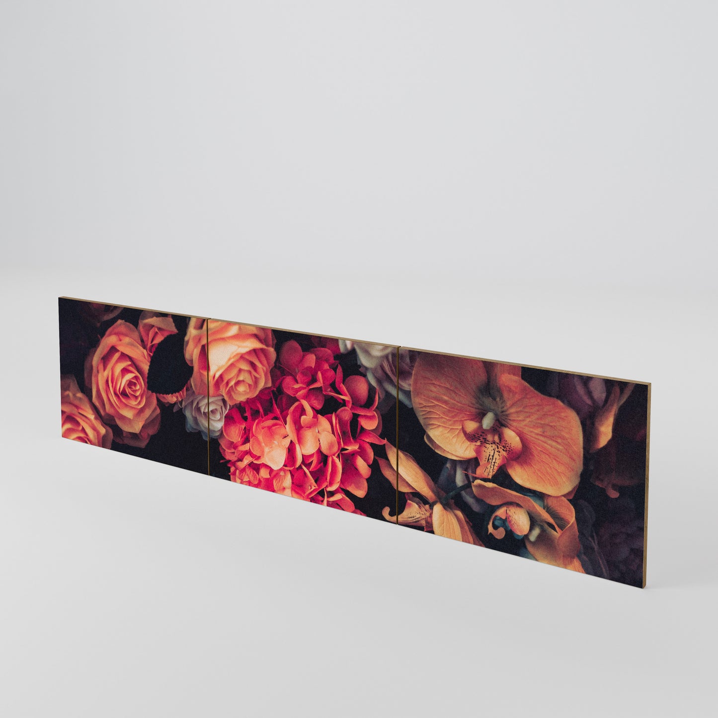 NEVERENDING BLOOM Juego de 3 puertas para mueble de TV