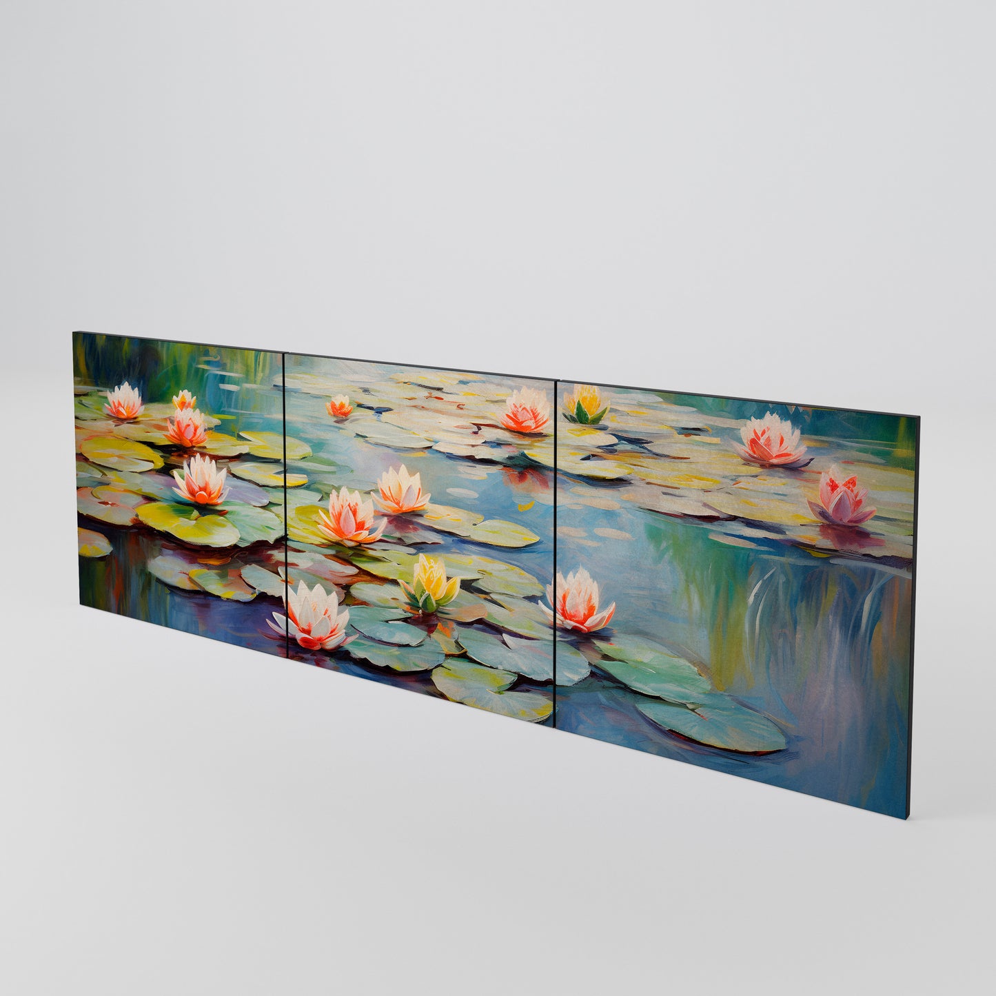 BLOOMING WATERS Juego de 3 puertas para aparador