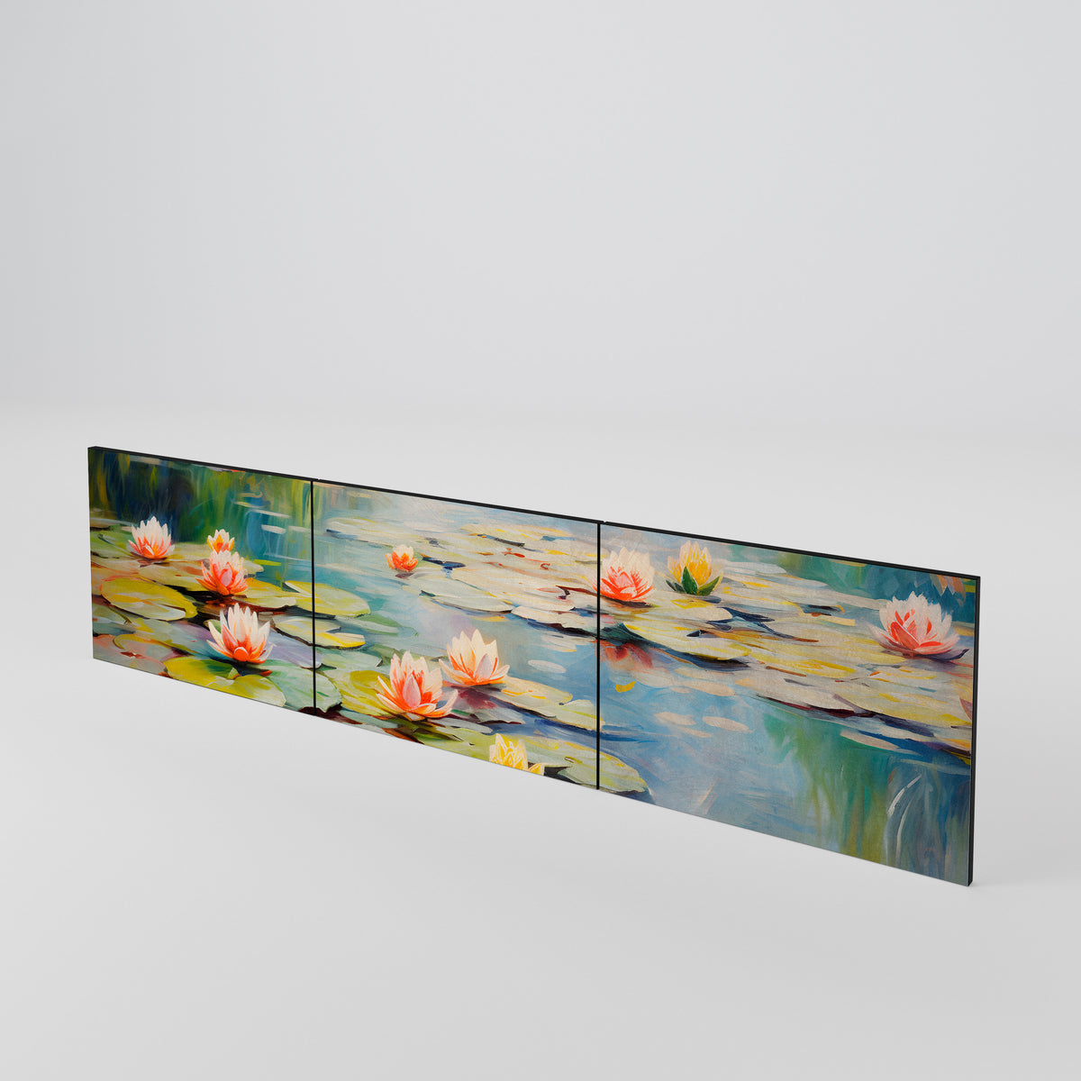 BLOOMING WATERS Juego de 3 puertas para mueble de TV