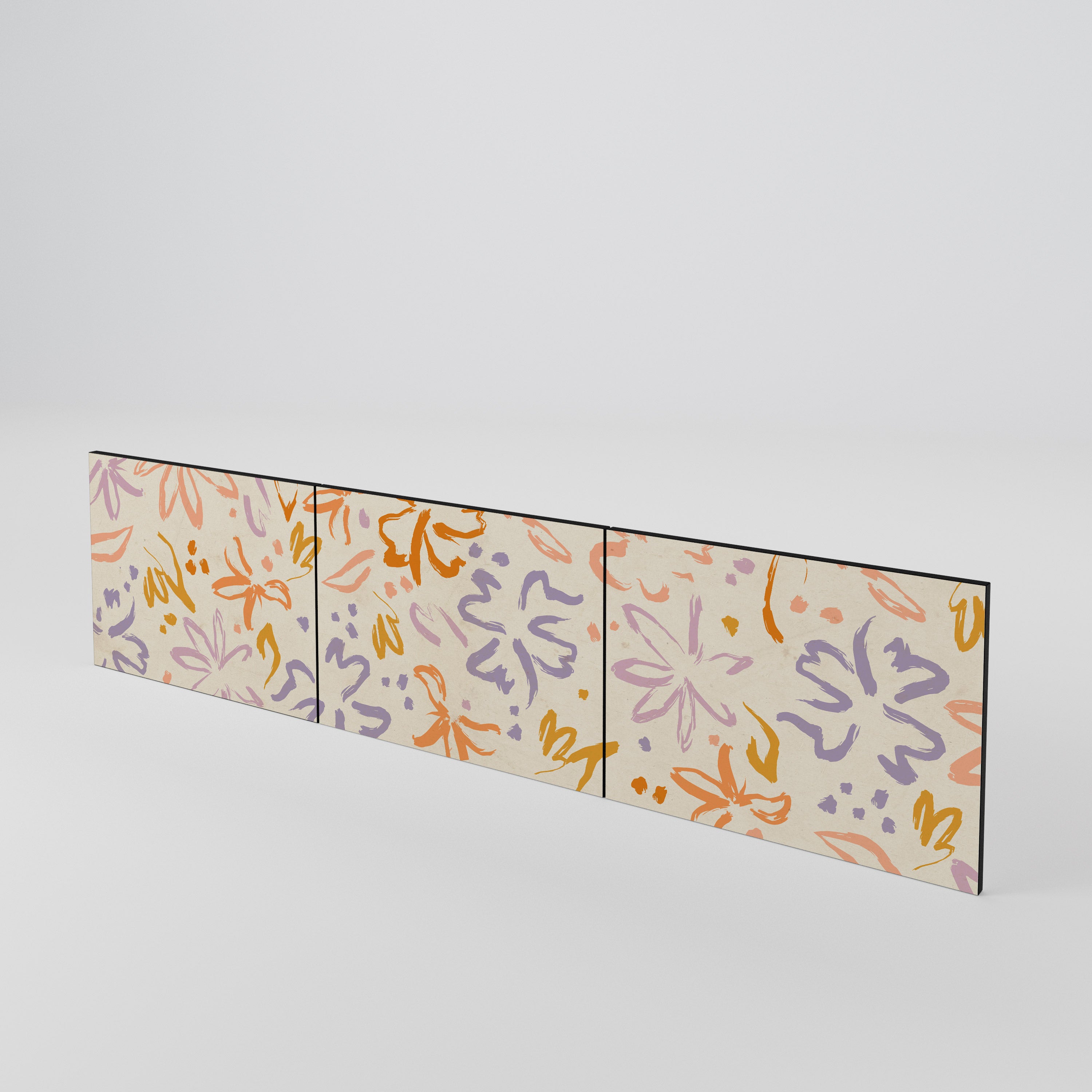 SPRING WHIMSY 3-Piece TV Cabinet Door Set