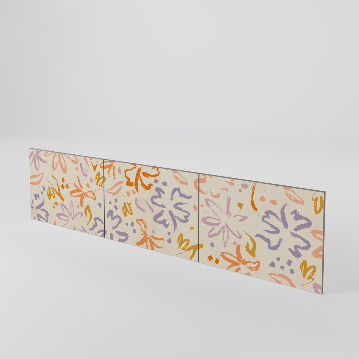 SPRING WHIMSY Juego de 3 puertas para mueble de TV