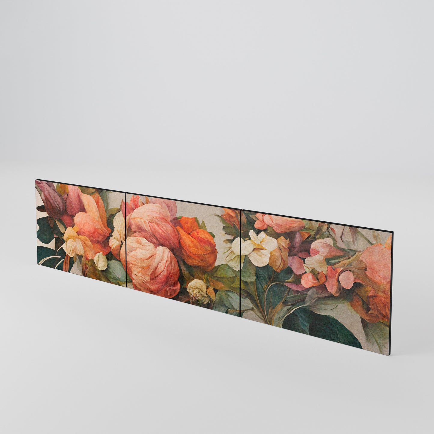 STYLISH BEAUTY Juego de 3 puertas para mueble de TV
