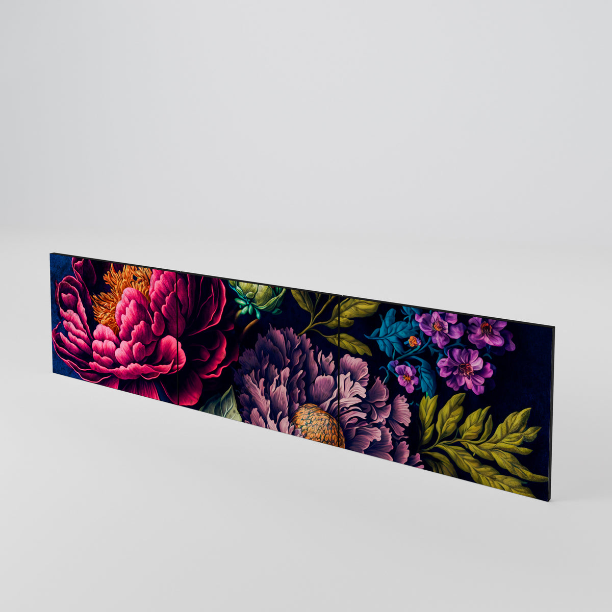 BLOOMING ELEGANCE Juego de 3 puertas para mueble de TV