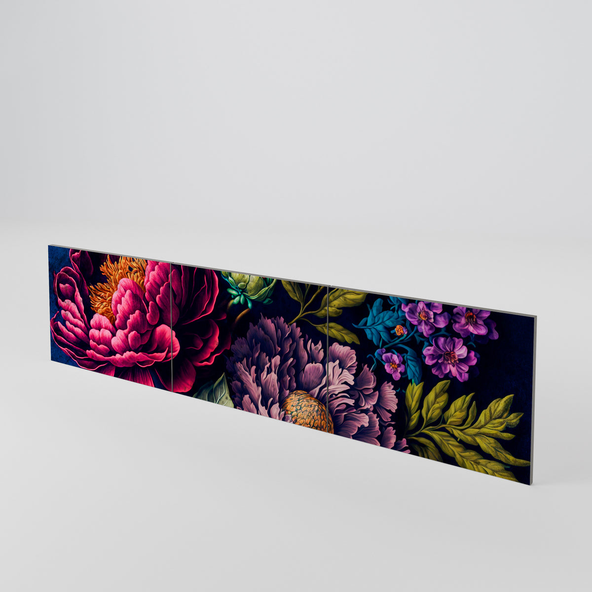 BLOOMING ELEGANCE Juego de 3 puertas para mueble de TV