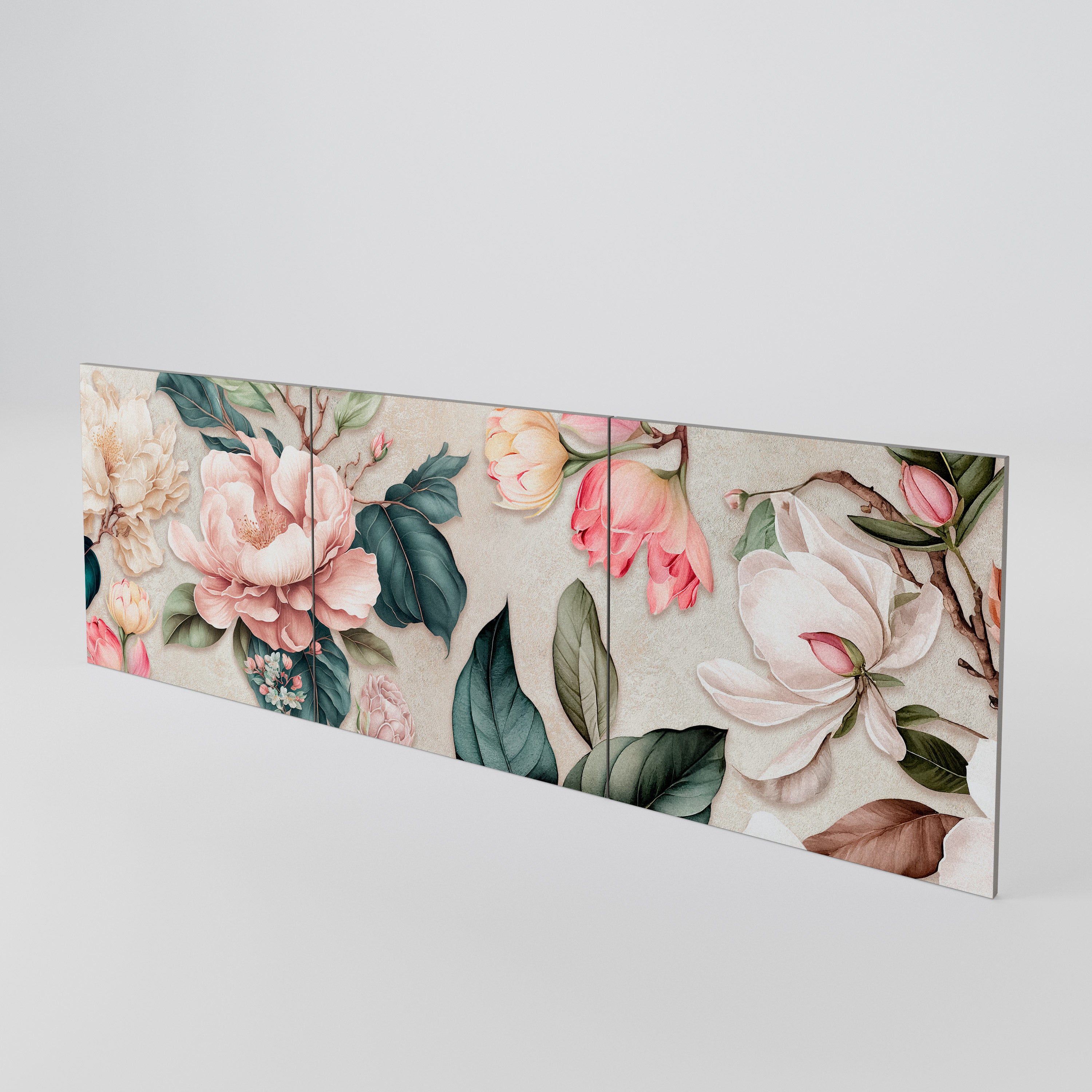 FLORAL GRACE 3-Piece Sideboard Door Set