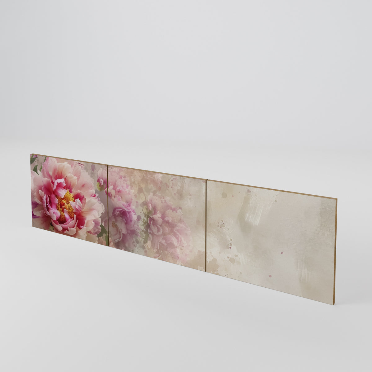 PEONY WHISPER Juego de 3 puertas para mueble de TV