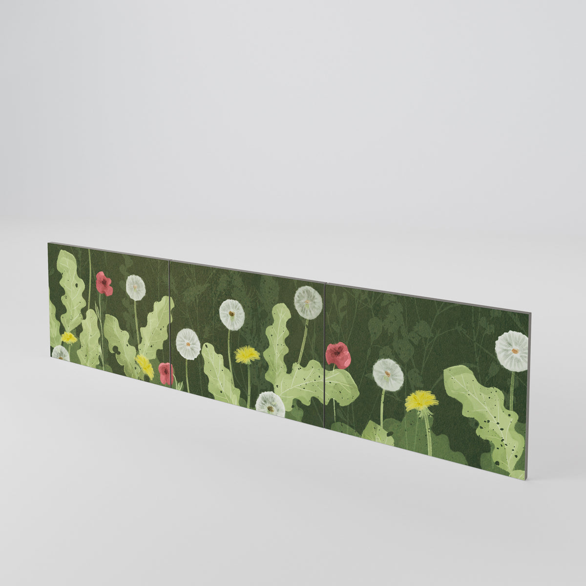 DANDELION AMUSE Juego de 3 puertas para mueble de TV