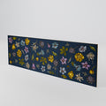 FLOWERS ON NAVY BLUE Juego de 3 puertas para aparador