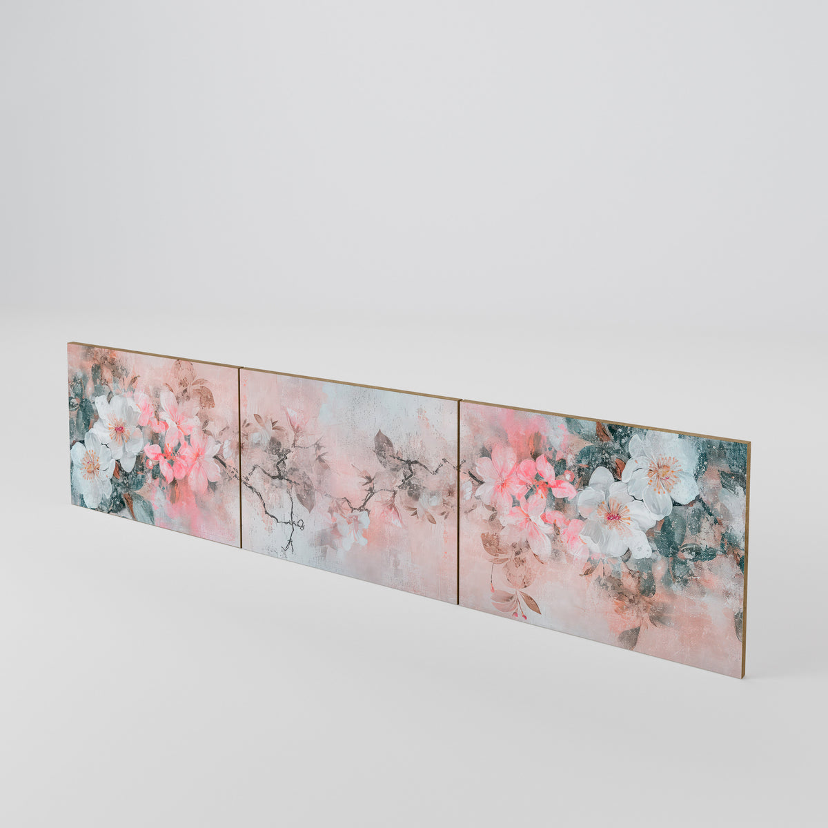 CHERRY BLOSSOM Juego de 3 puertas para mueble de TV
