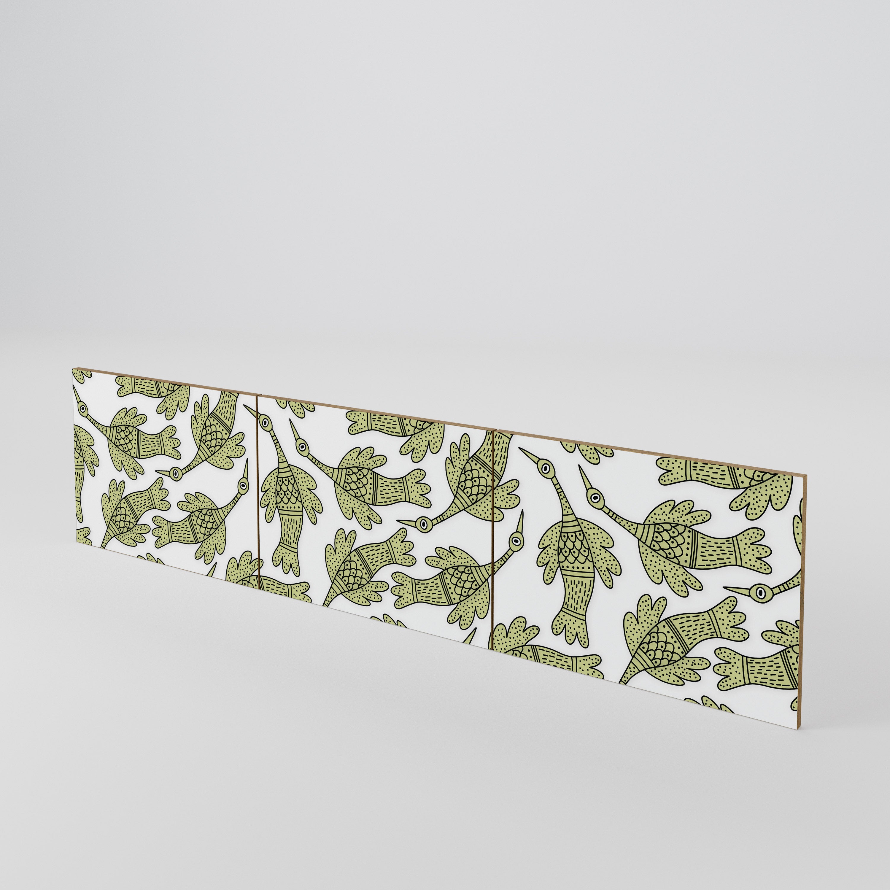 SEEDLING SONGBIRD 3-Piece TV Cabinet Door Set