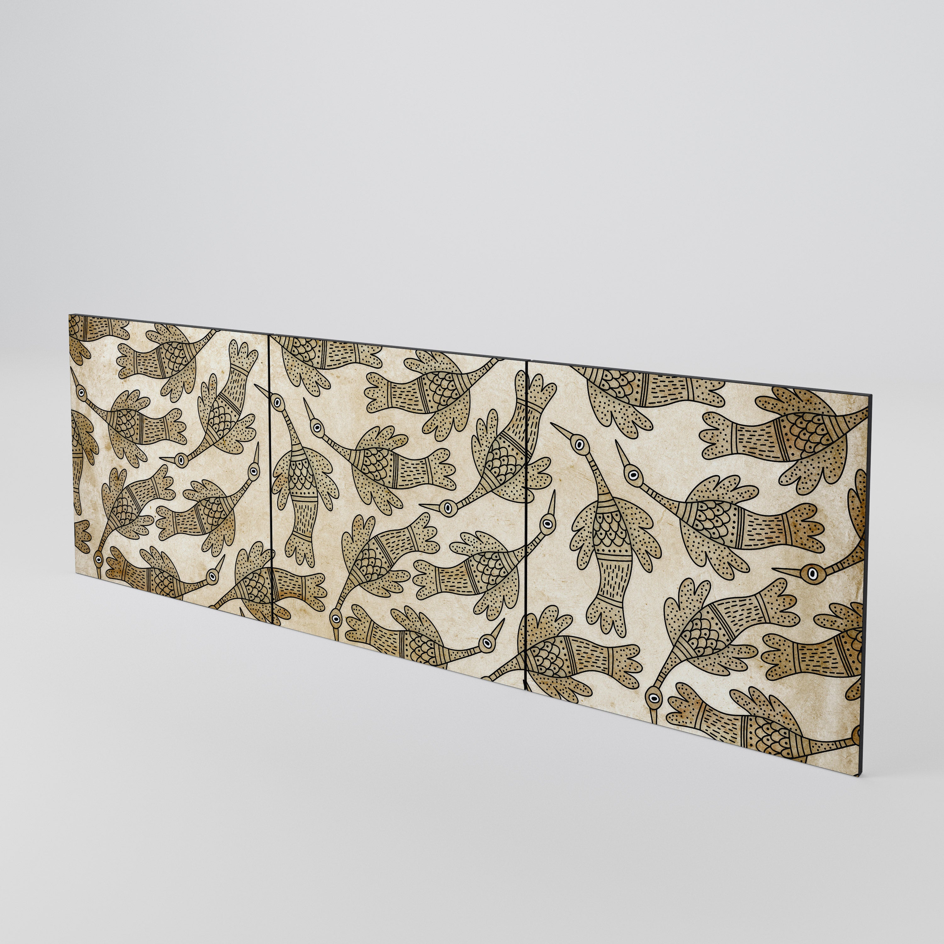 ALMONDINE SONGBIRD Juego de 3 puertas para aparador