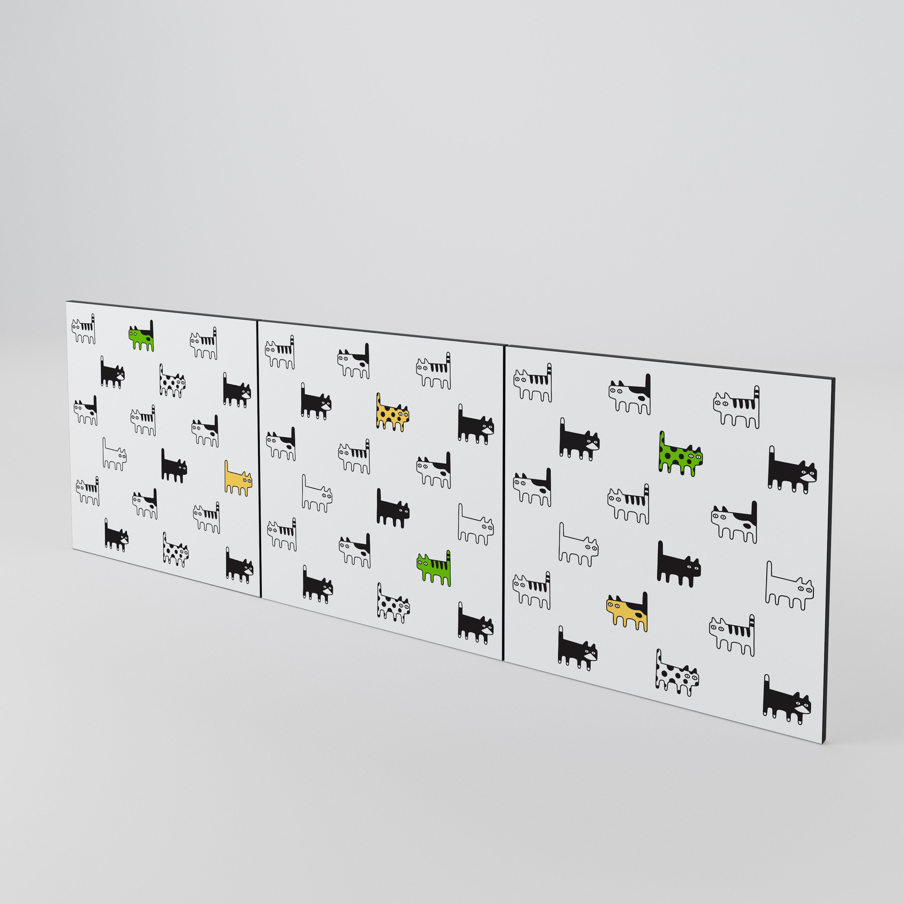 CATS COMPILATION Juego de 3 puertas para aparador