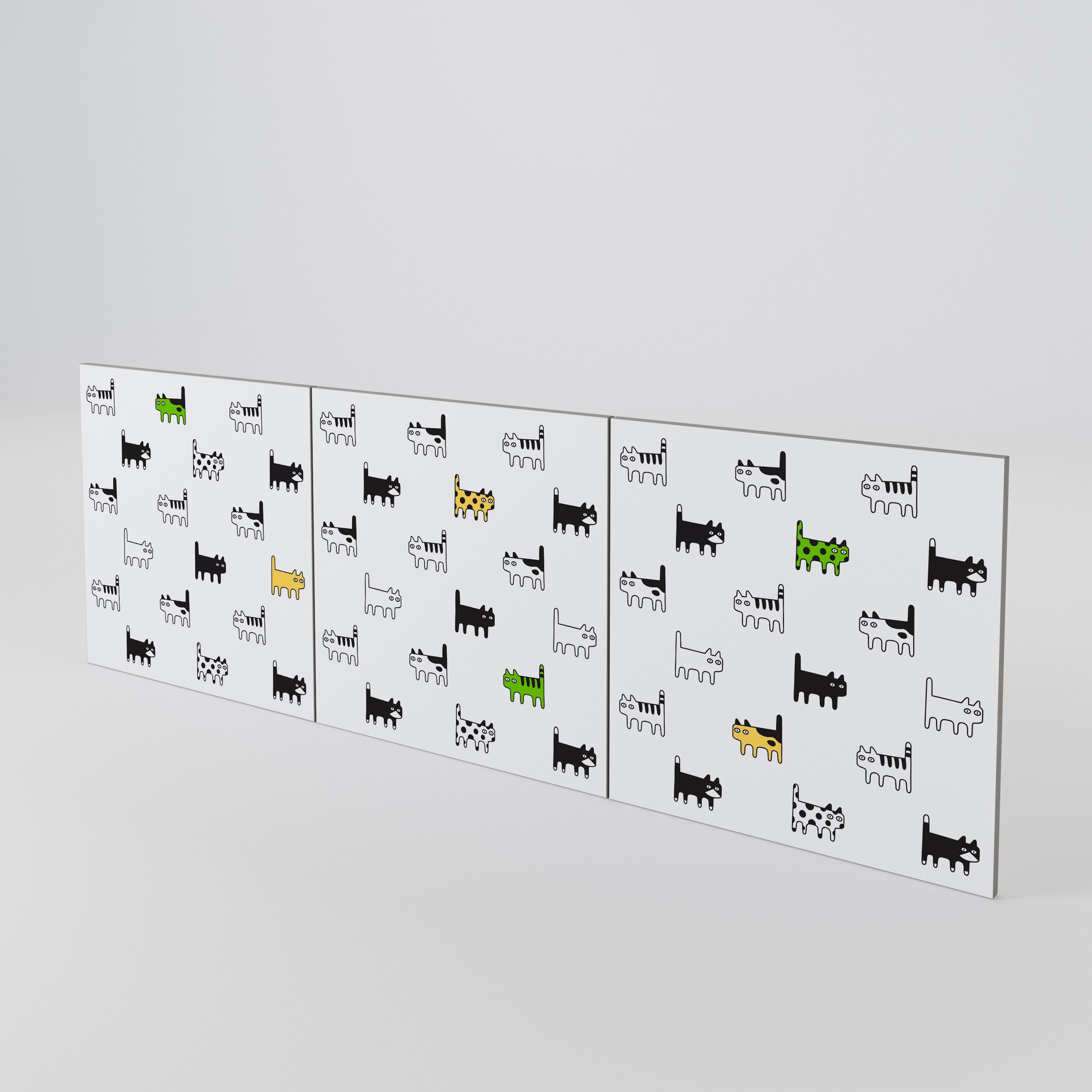 CATS COMPILATION Juego de 3 puertas para aparador