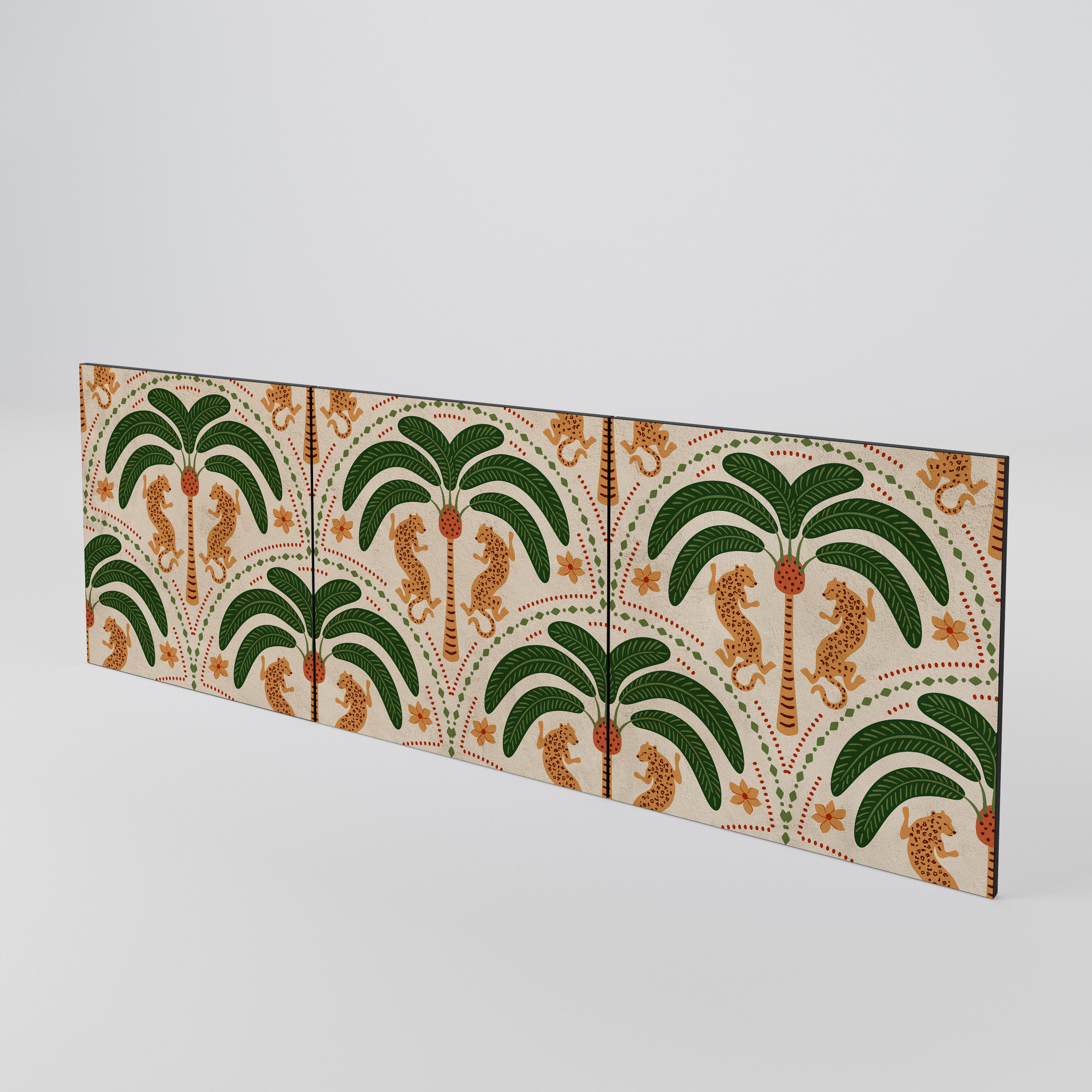 DANCING PREDATORS Juego de 3 puertas para aparador