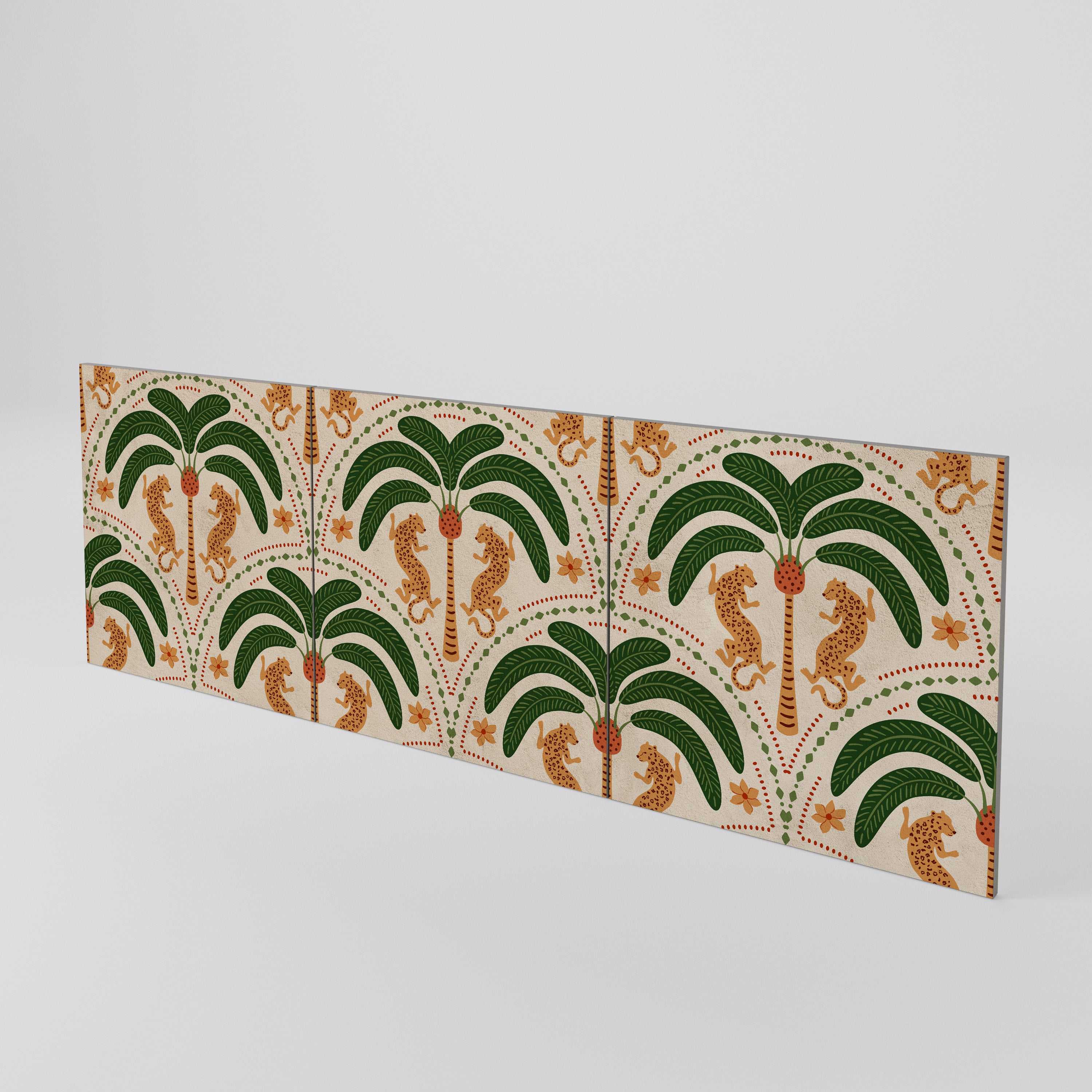 DANCING PREDATORS Juego de 3 puertas para aparador