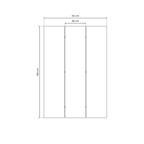 VERDANT HARMONY Decorative 3-Panel Room Divider
